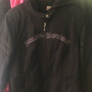Woman’s 3-1 hooded Harley-Davidson riding coat